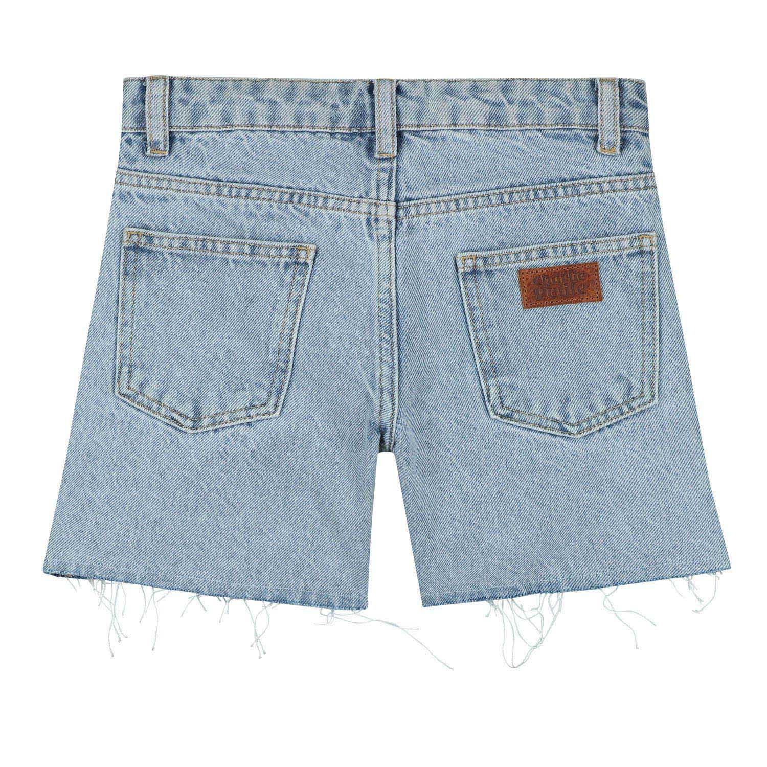 Short blauw kids