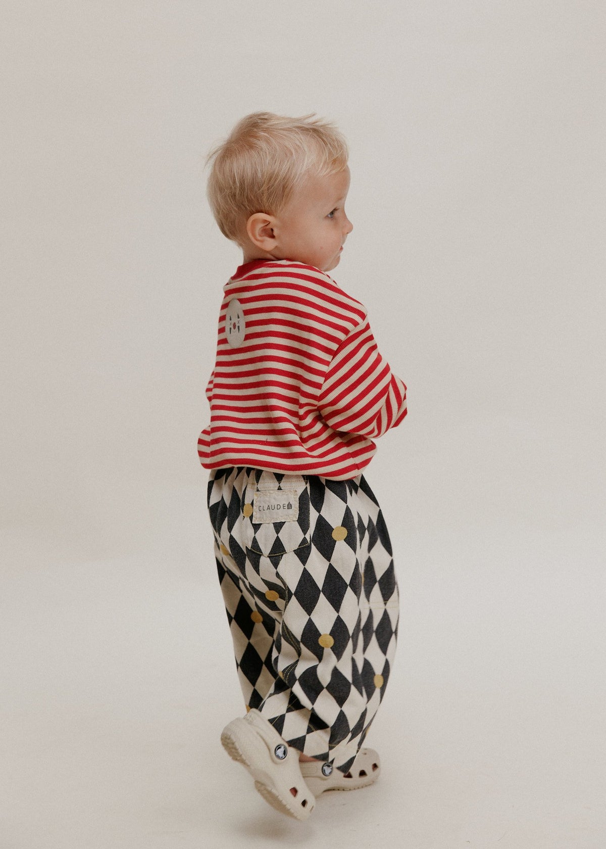 Longsleeve crimson stripe