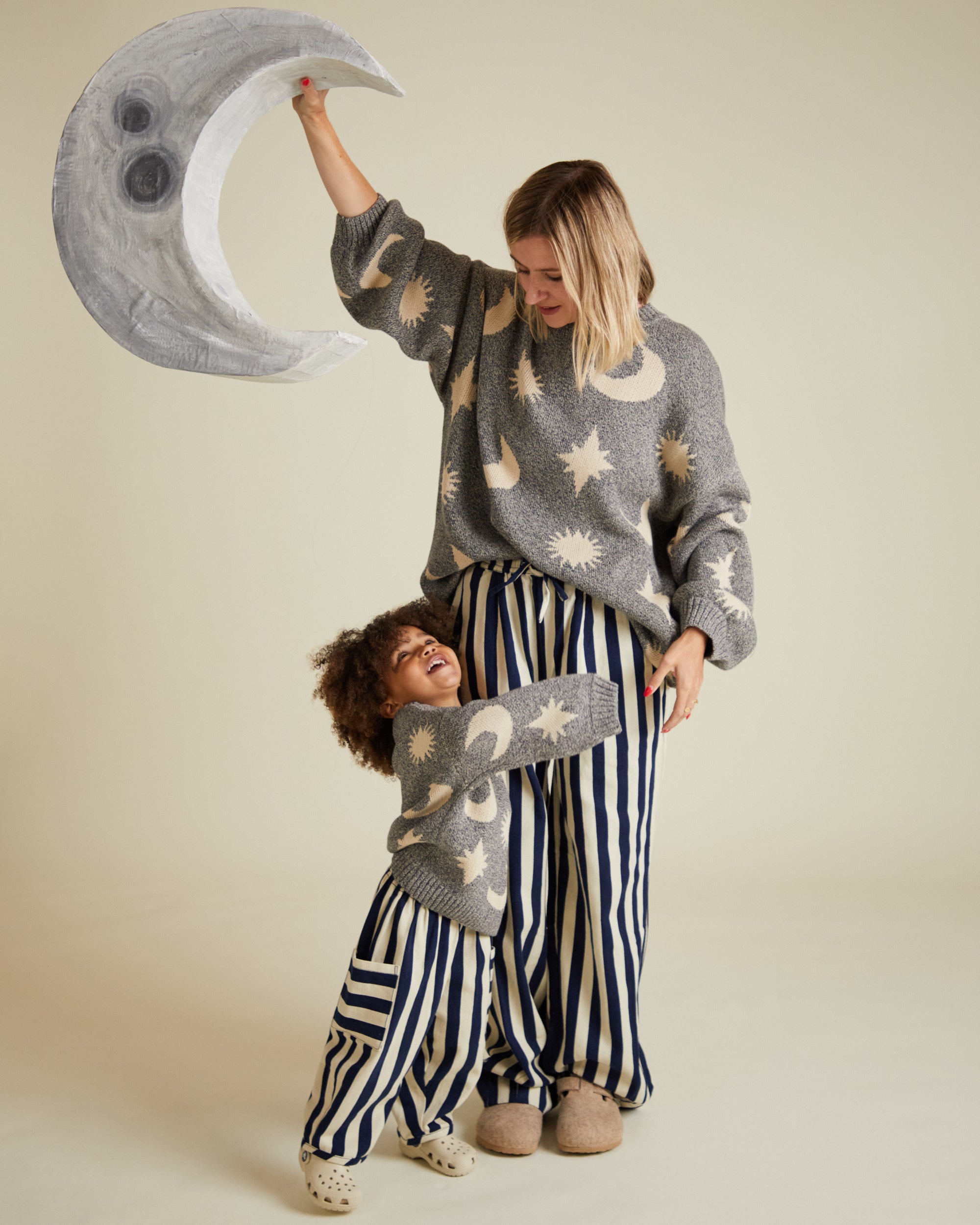 Adult cozmo sweater moon star