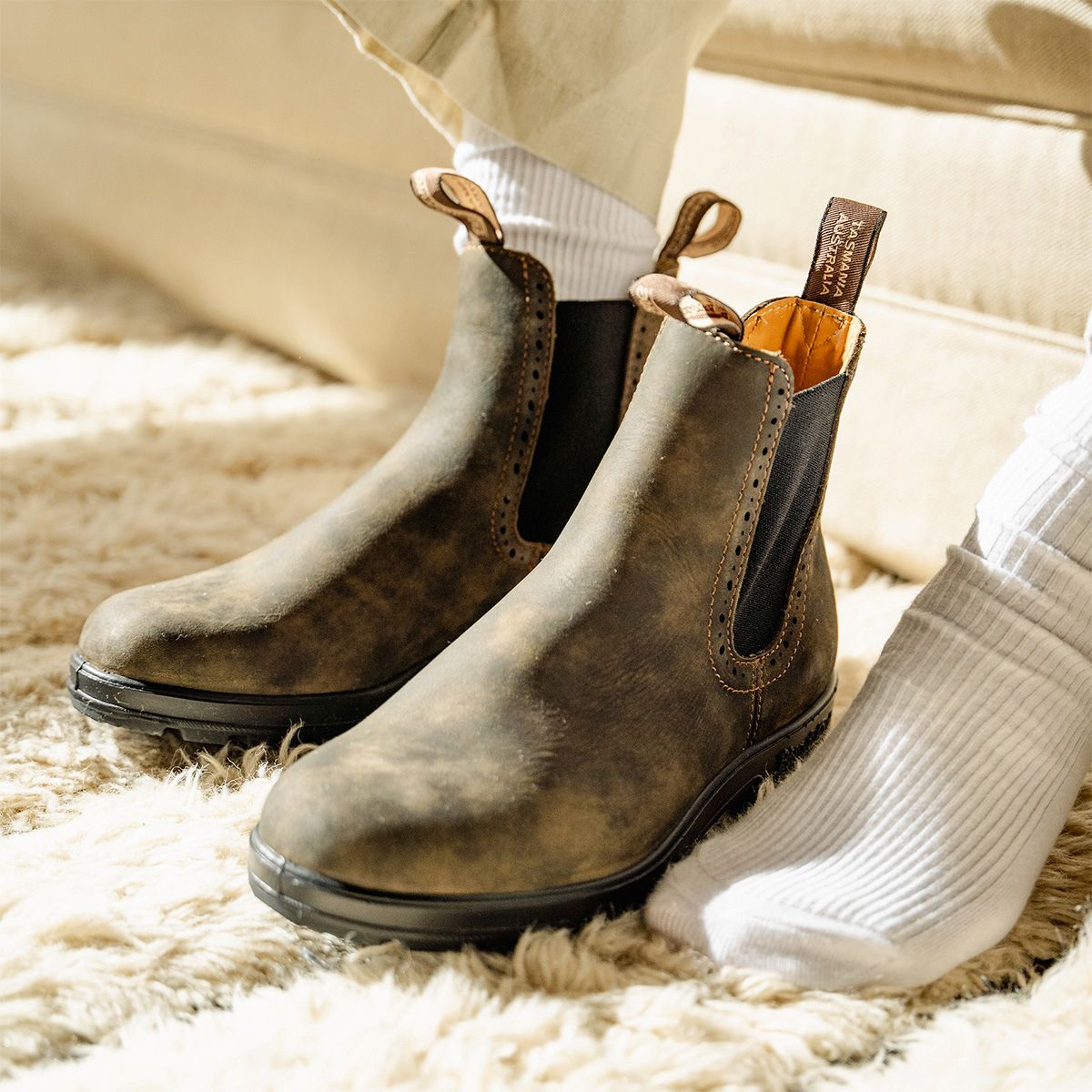 Dames boots brown classic 585