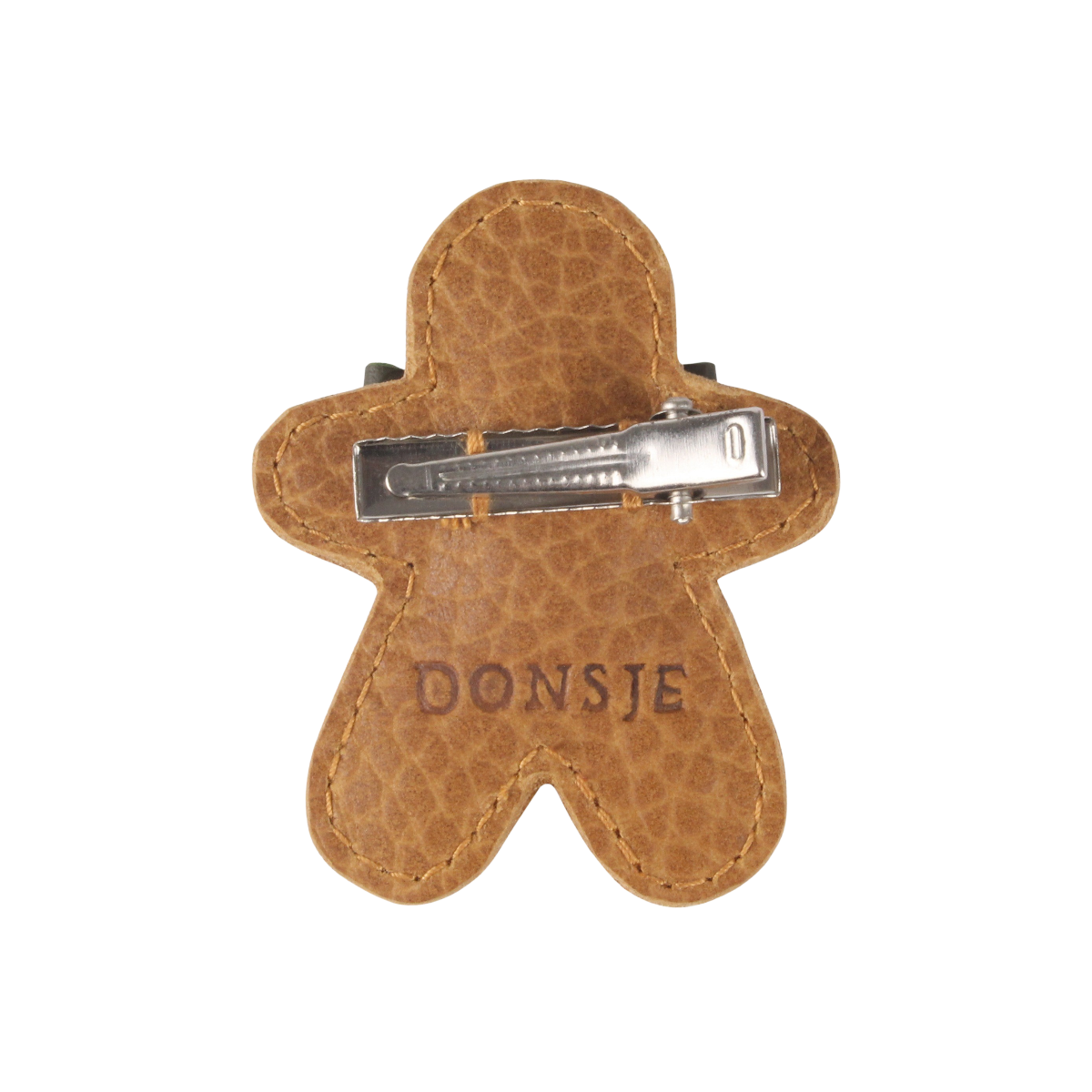 Donsje Wonda hairclip gingerbread achterkant
