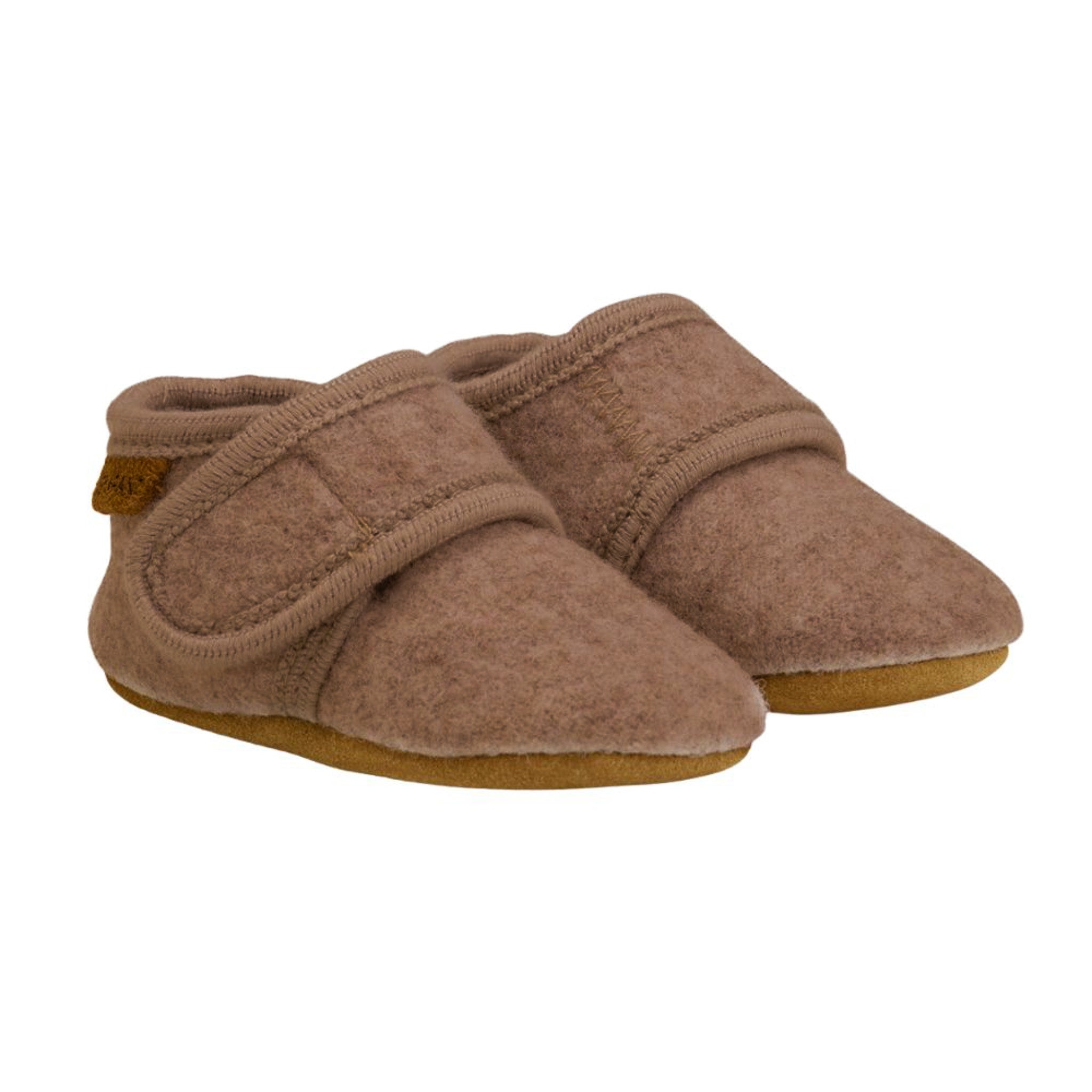 Babyslofjes wool bruin limited edition
