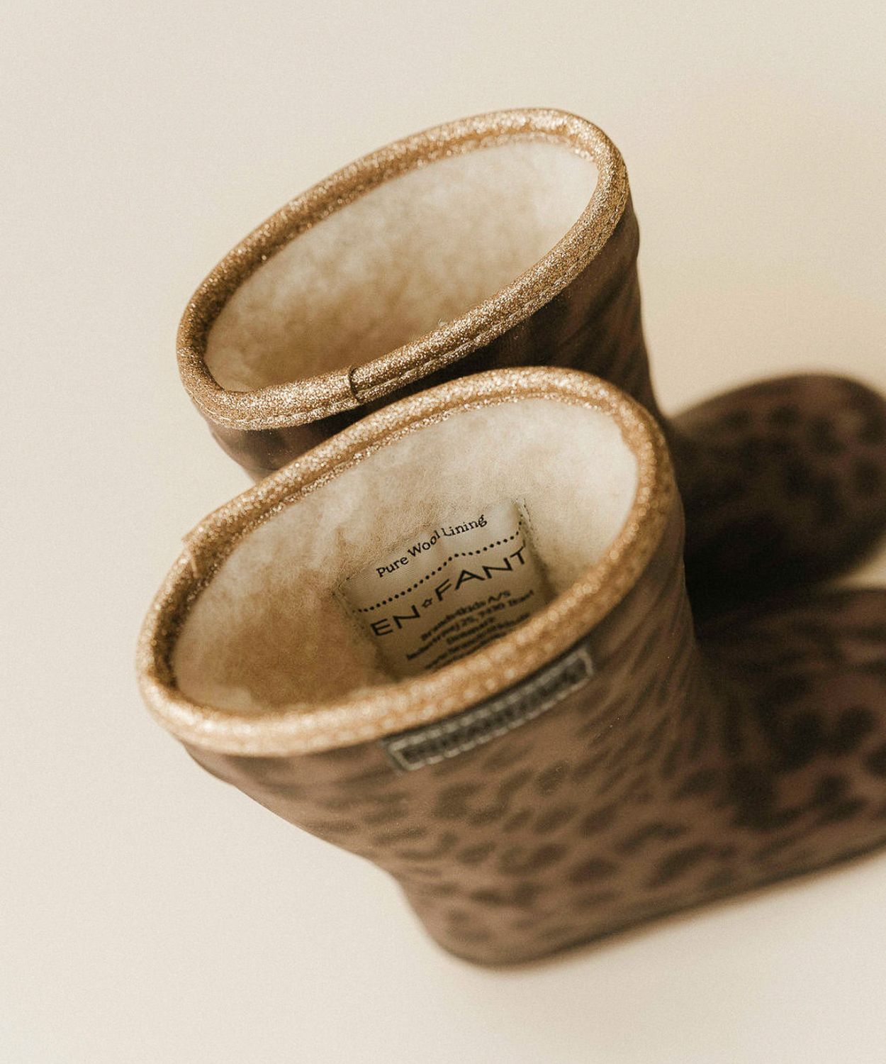 Thermoboots limited edition leopard enfant