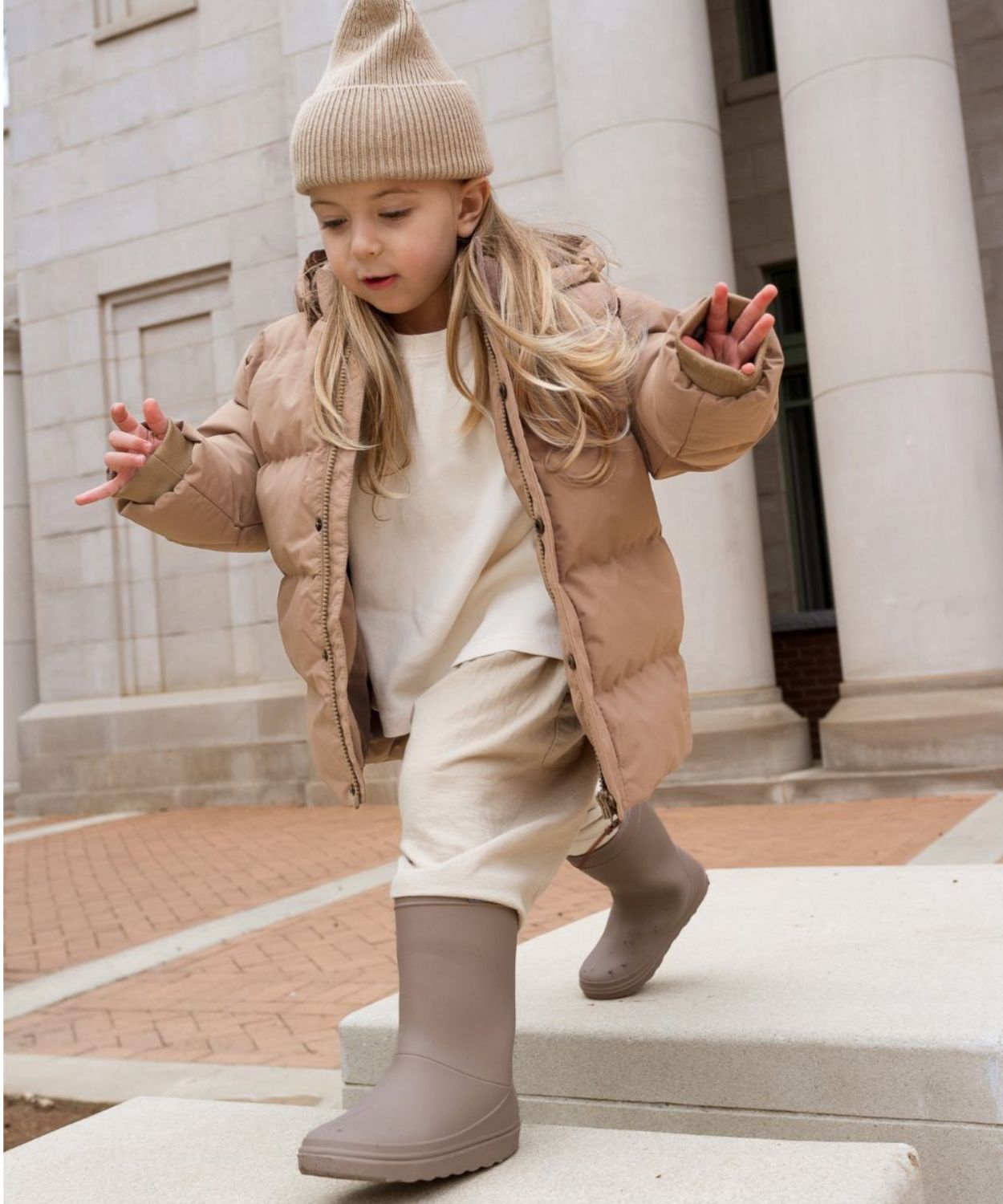 Thermoboots pine bark brown enfant