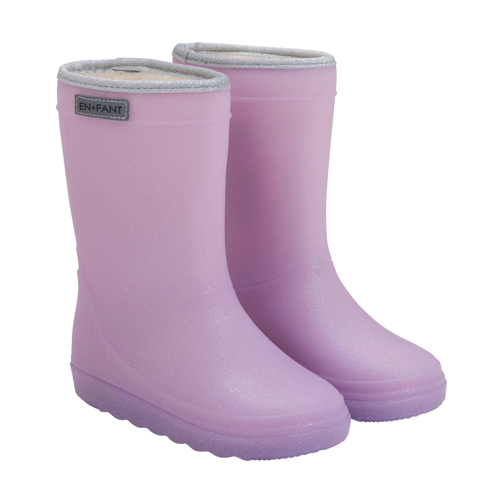 Thermoboots glitter lavender enfant