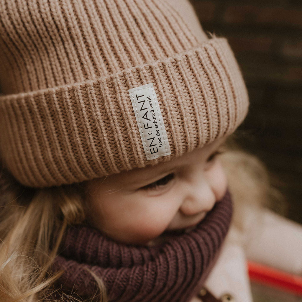 PRE-ORDER Beanie wol sand limited edition enfant