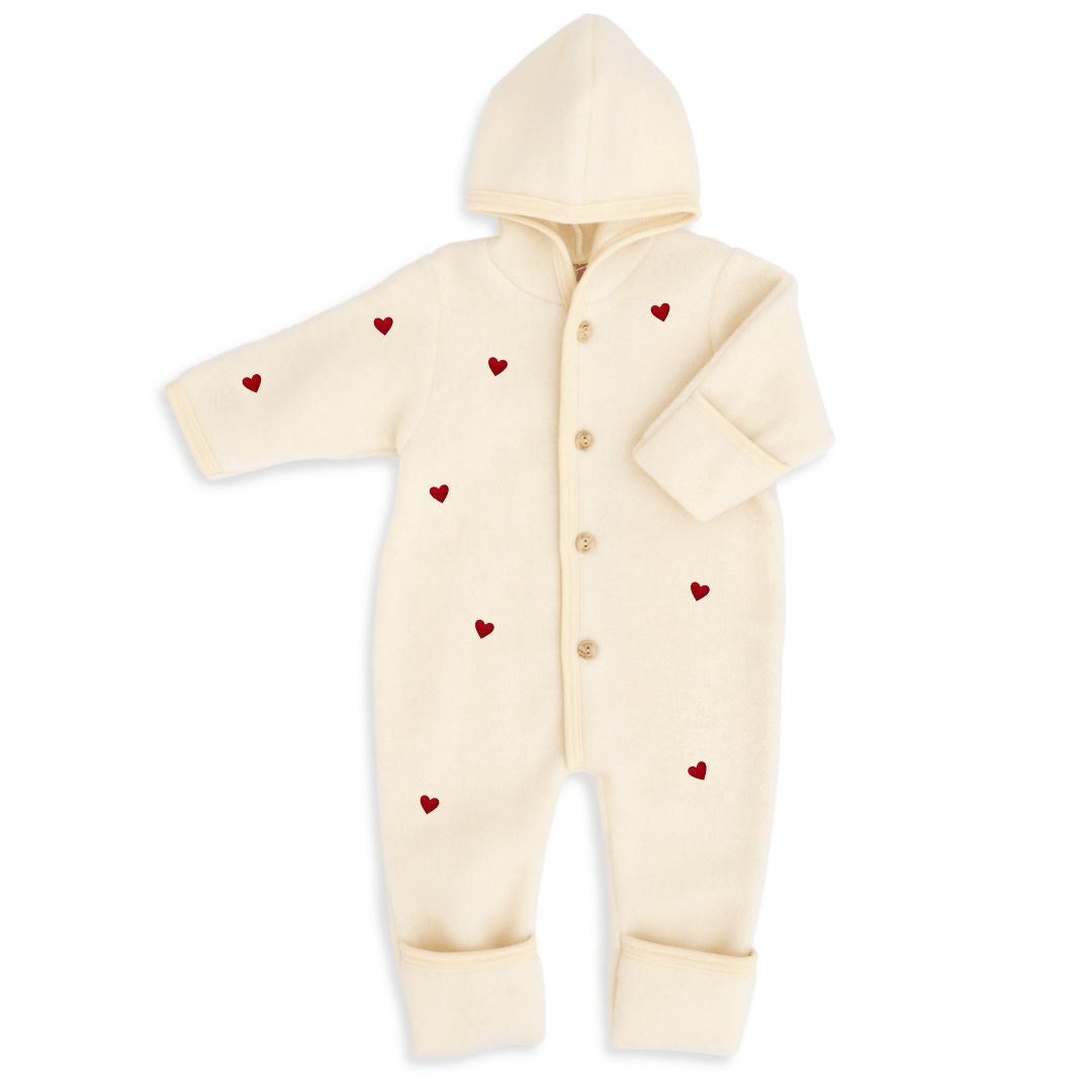 Engel Natur overall wolfleece naturel limited edition voorkant