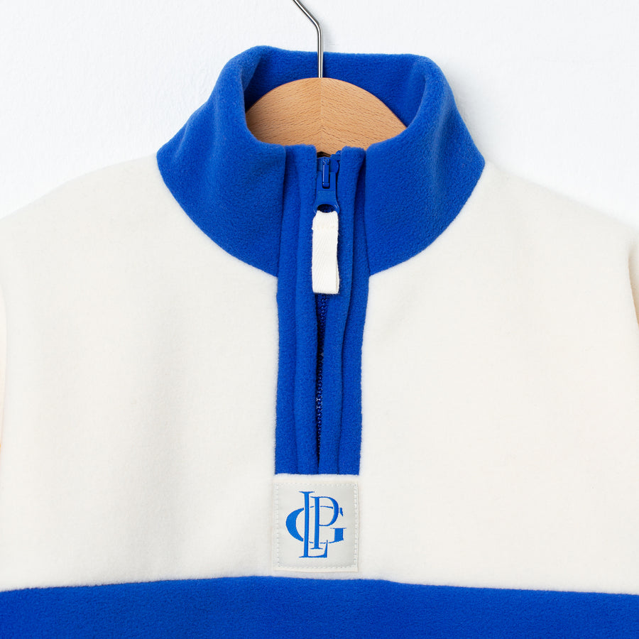 Fleece Zip Blue