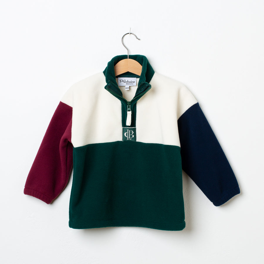Fleece Zip Green