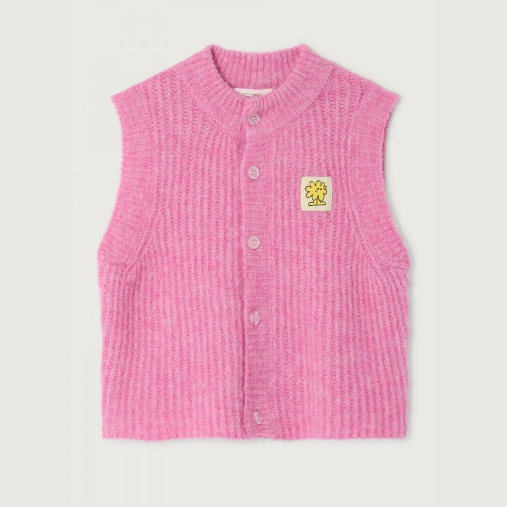 Gilet rose bubble chine American Vintage