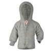Grijs wolfleece jasje van het merk Engel Natur voor baby's en kinderen.
