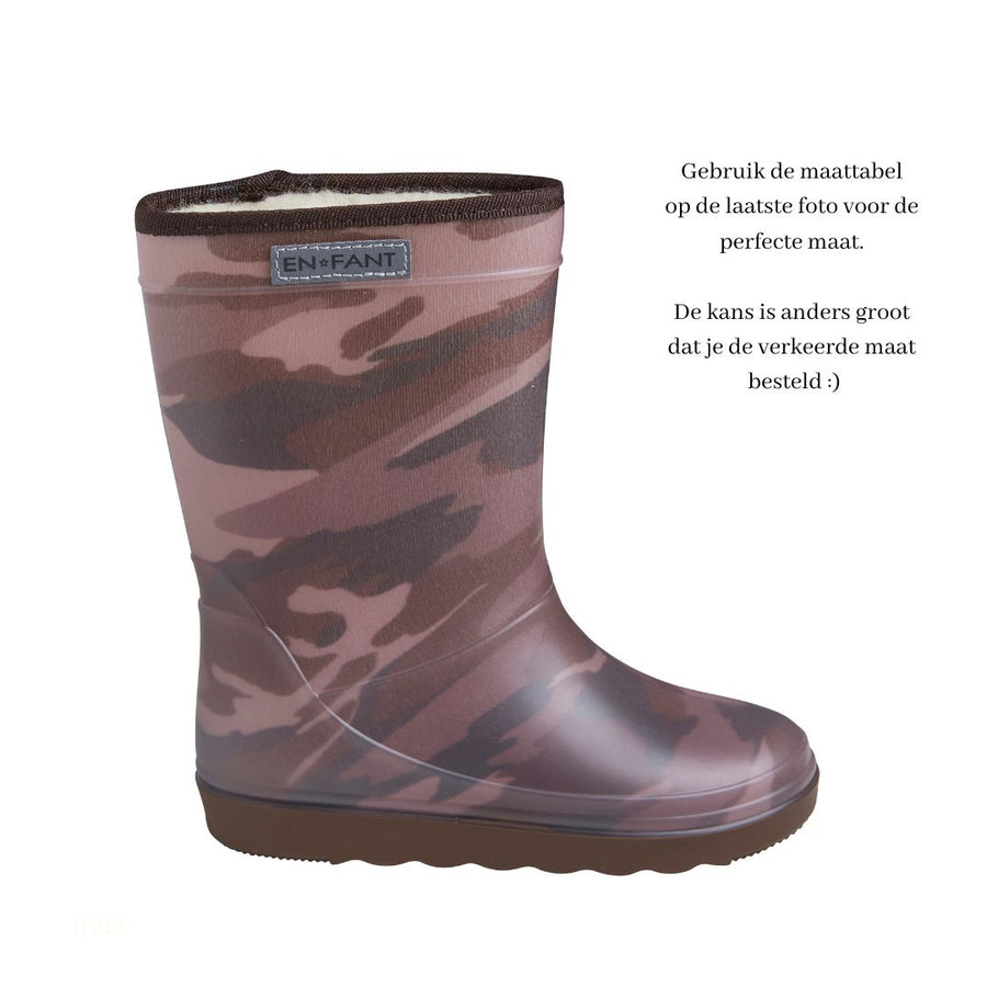 Thermoboots Print Chestnut Kids & Adults