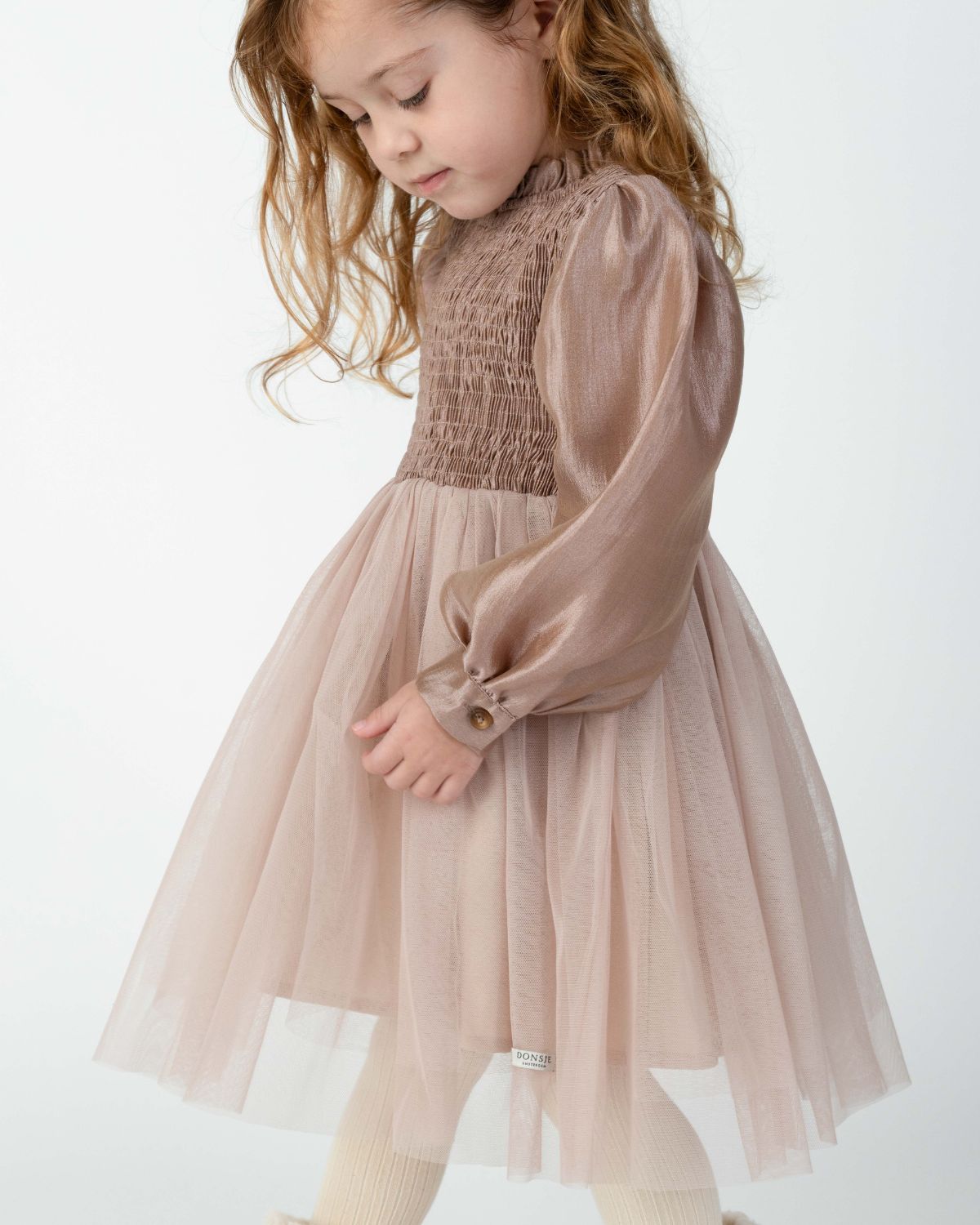 Janice dress rose brown