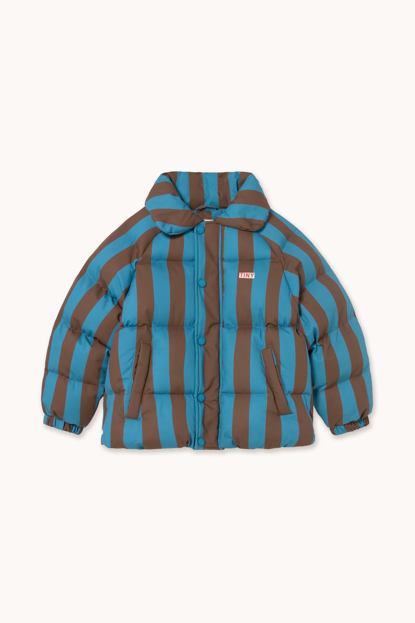 Jas stripes retro blauw