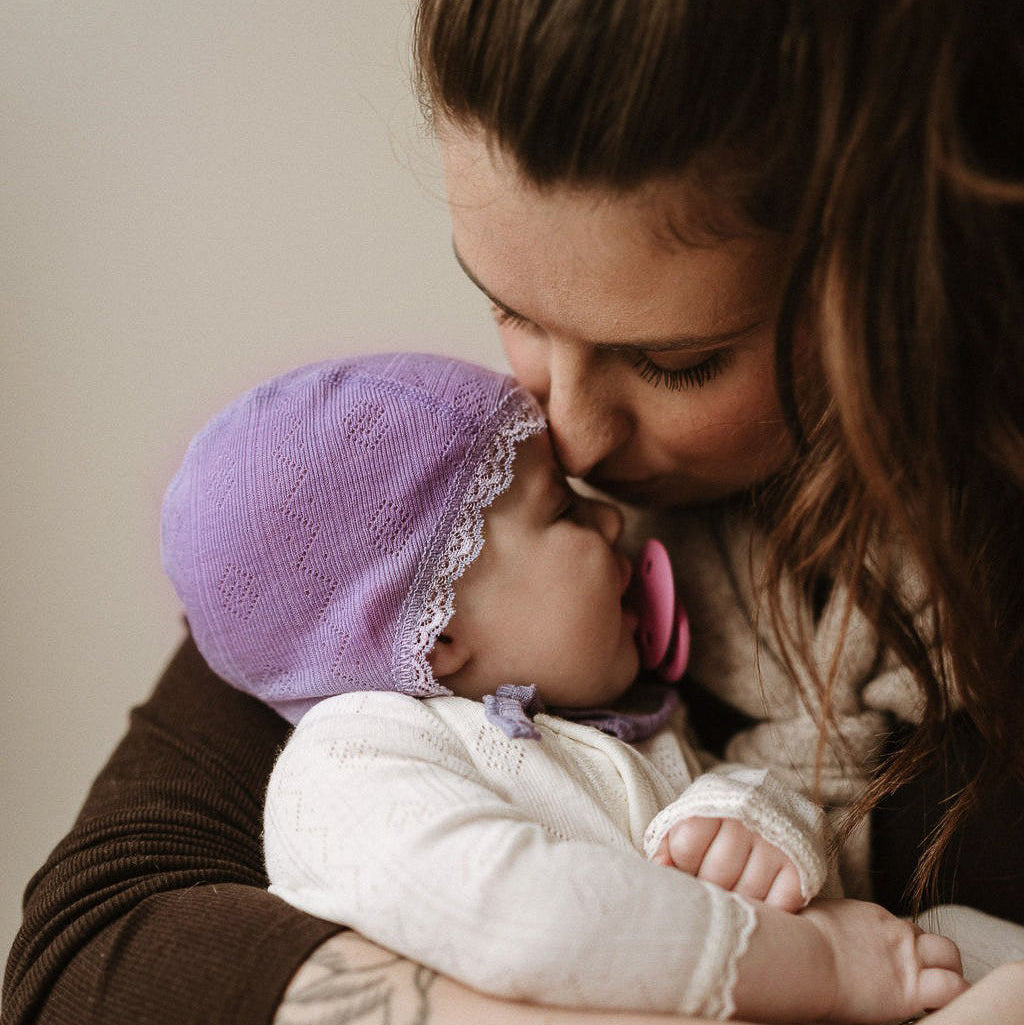 Jumpsuit naturel pointelle