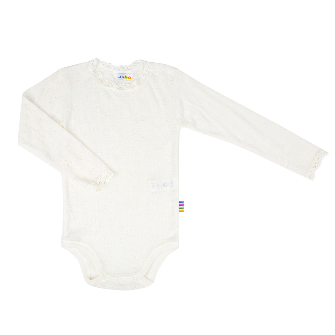 Romper naturel pointelle