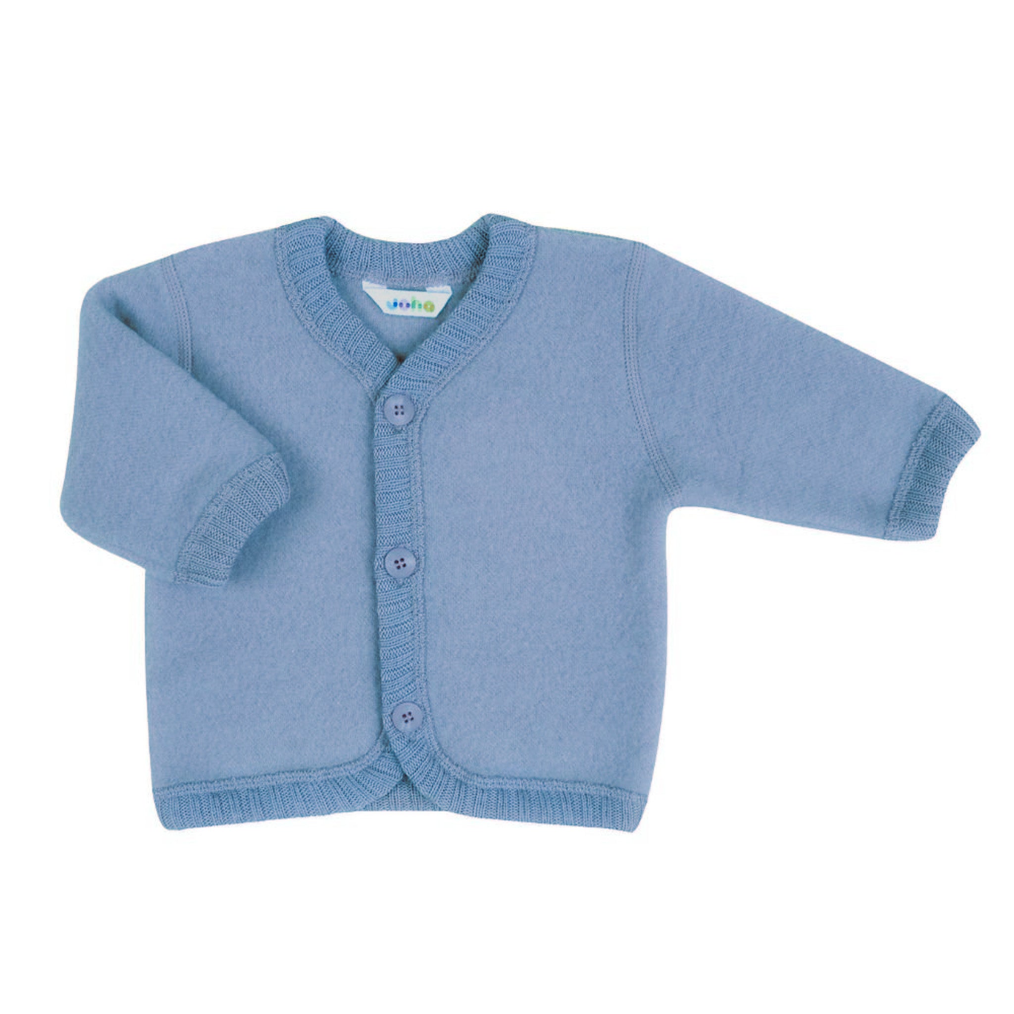 Vest wolfleece blauw