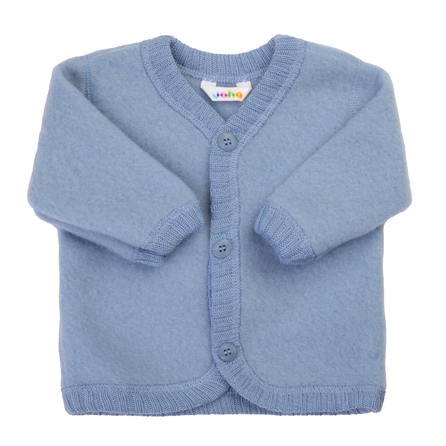 Vest wolfleece blauw