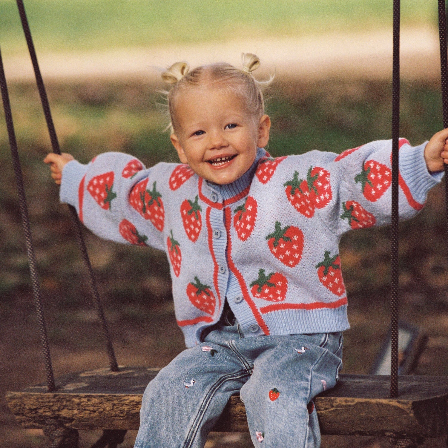 Strawberry Skies cardigan