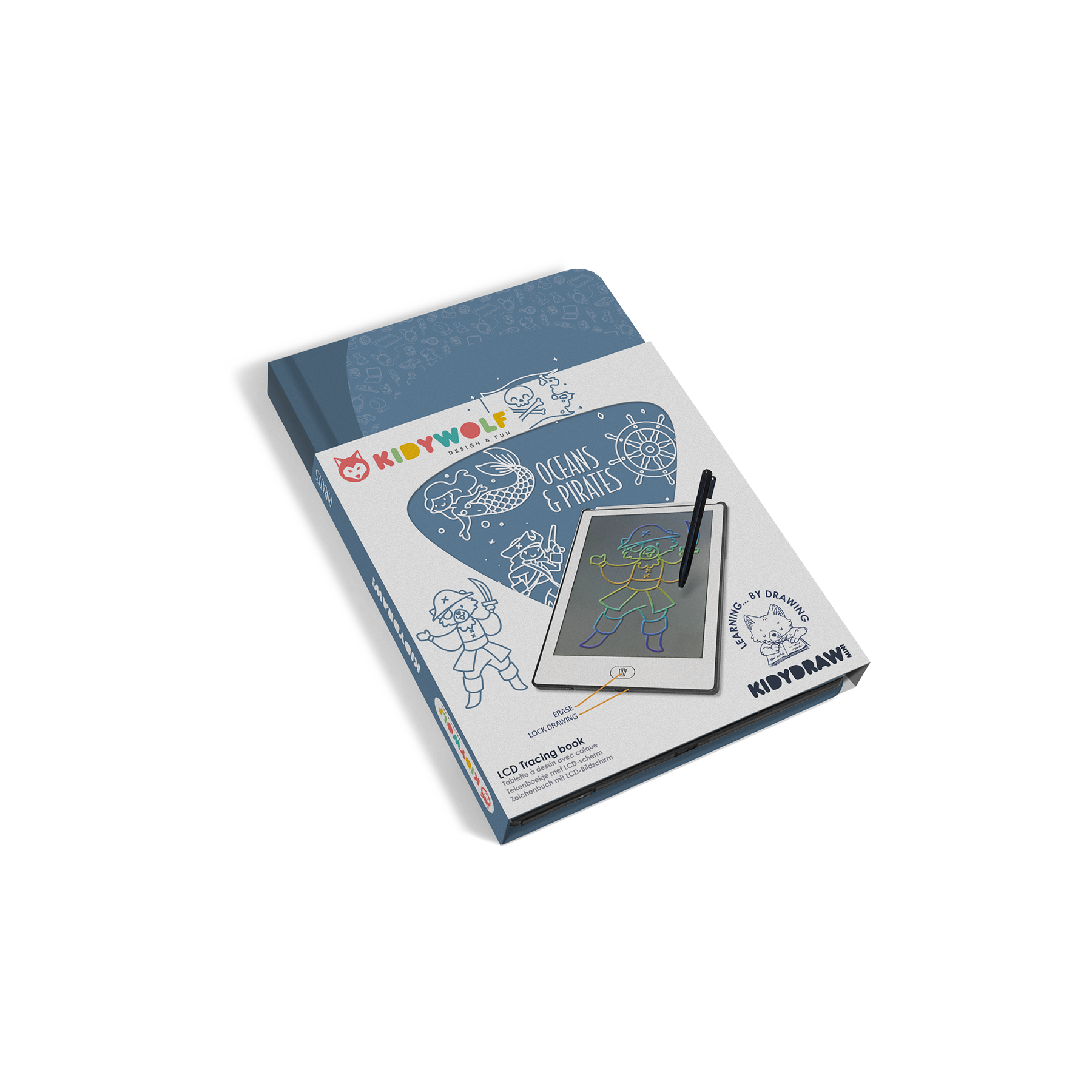 Tekenbord kidydraw oceanen en piraten