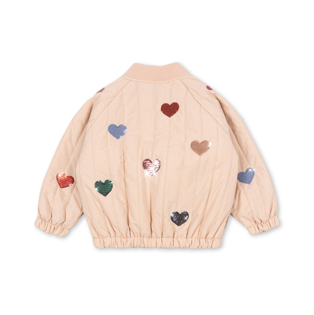 Juno bomber rose sequin