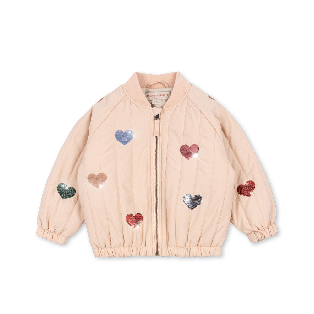 Juno bomber rose sequin