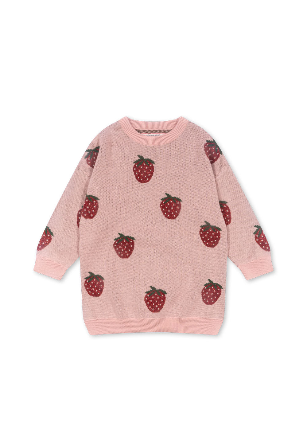 Konges Slojd lapis lurex knit dress voorkant