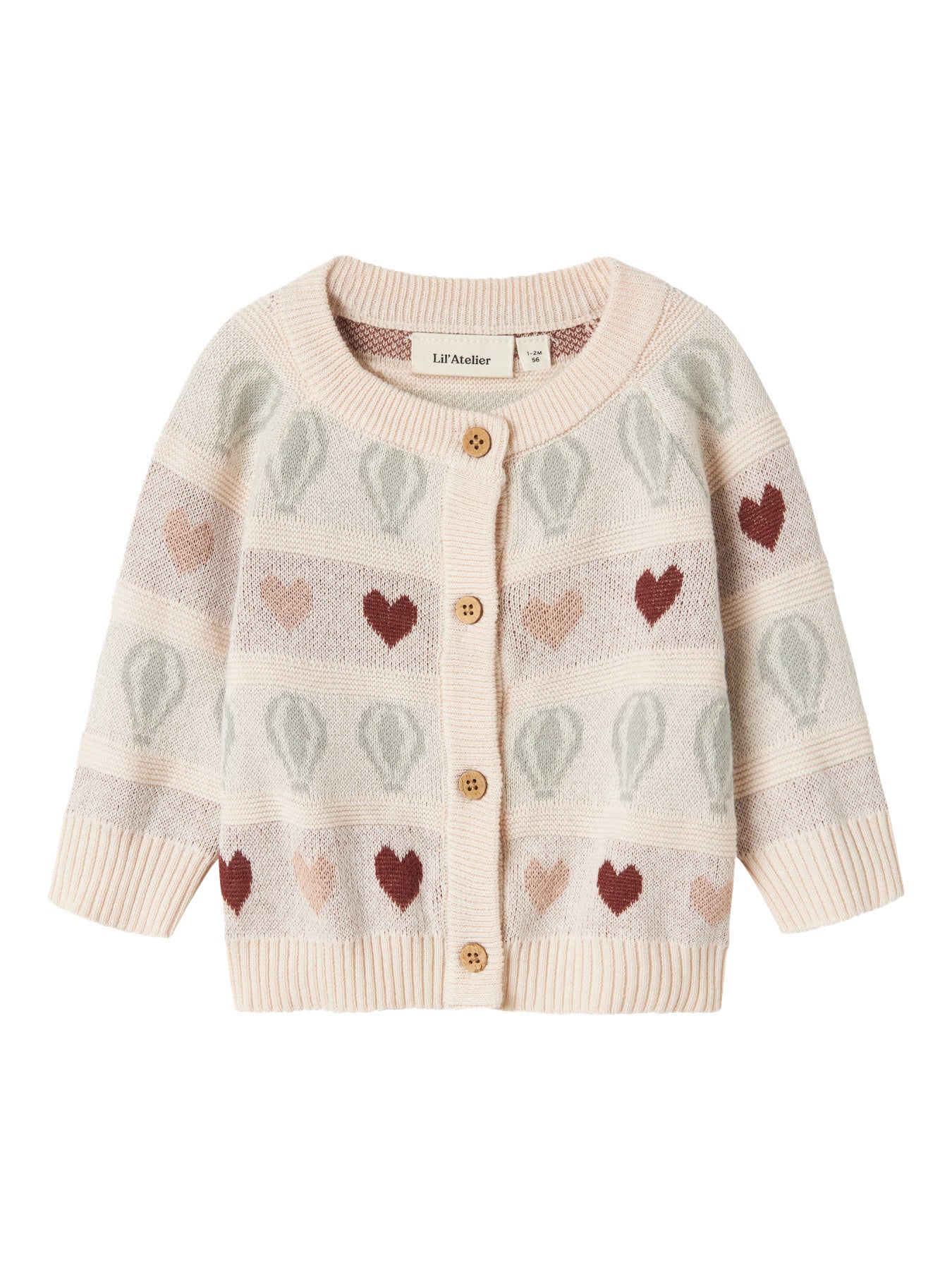 Knit vest hartjes