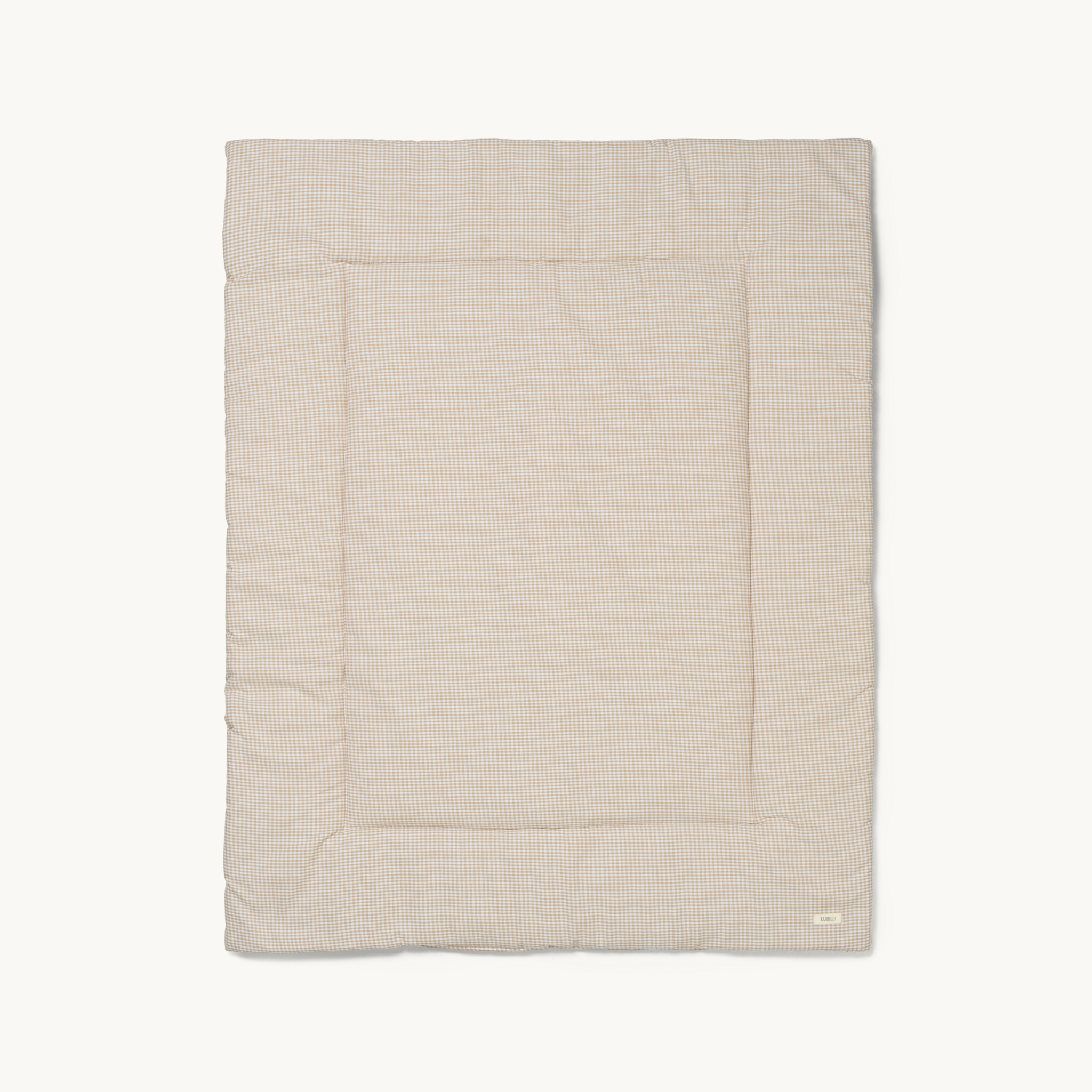 Speelmat beige ruitjes