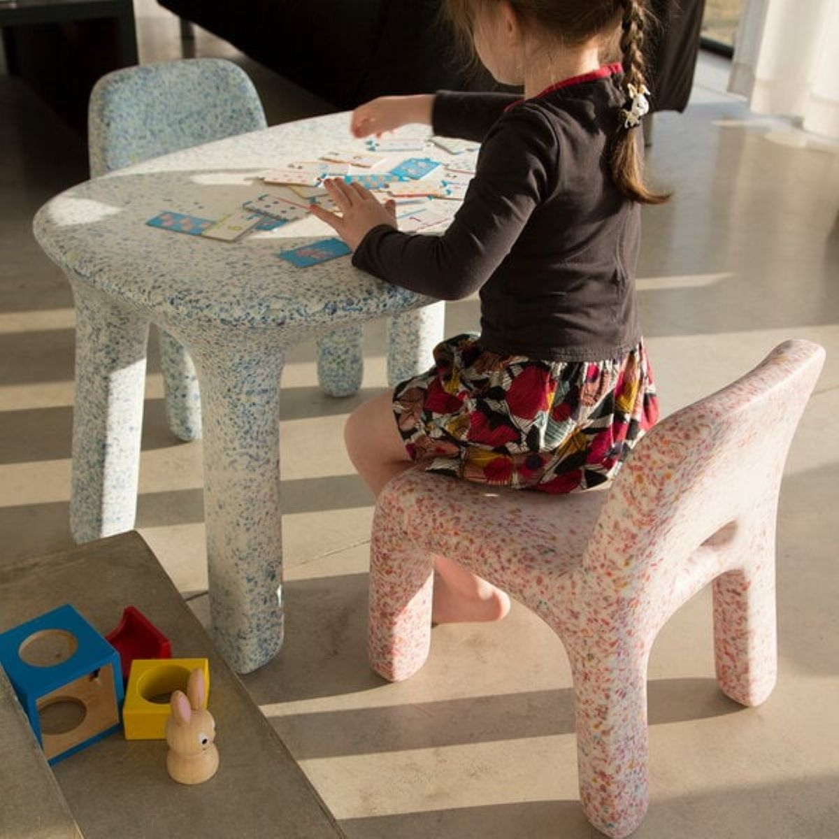 Luisa table ocean blue