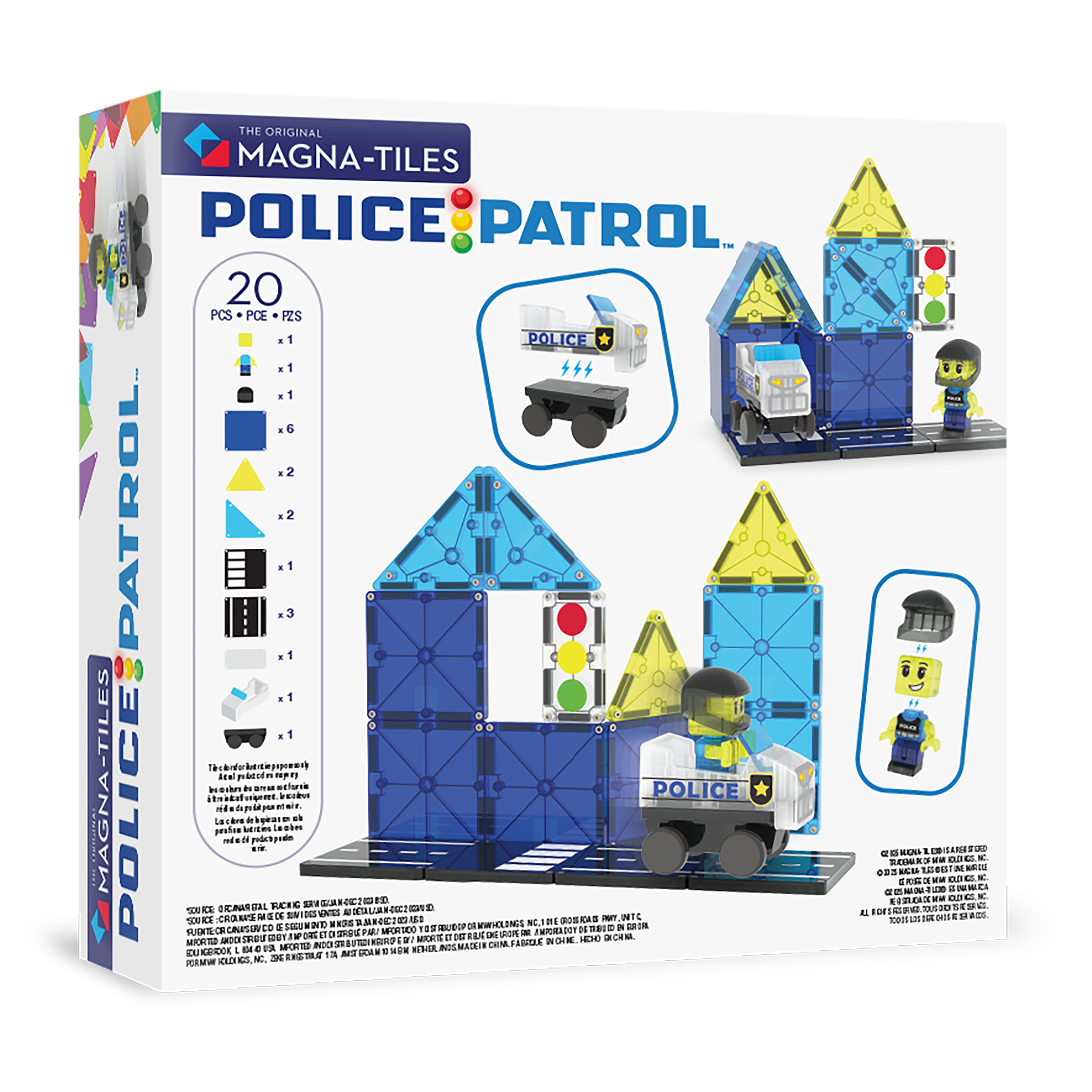 Magnetische tegels police patrol 20st.