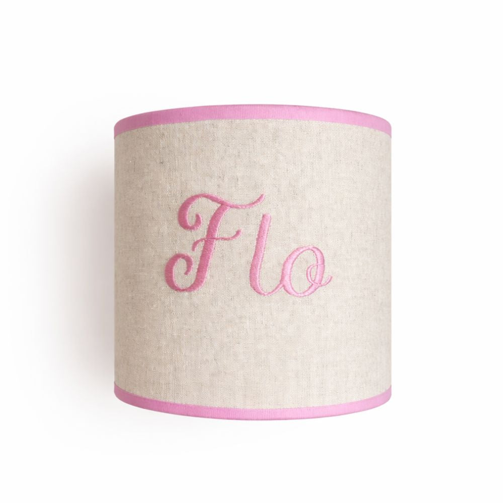 Lampenkap gepersonaliseerd rose mist