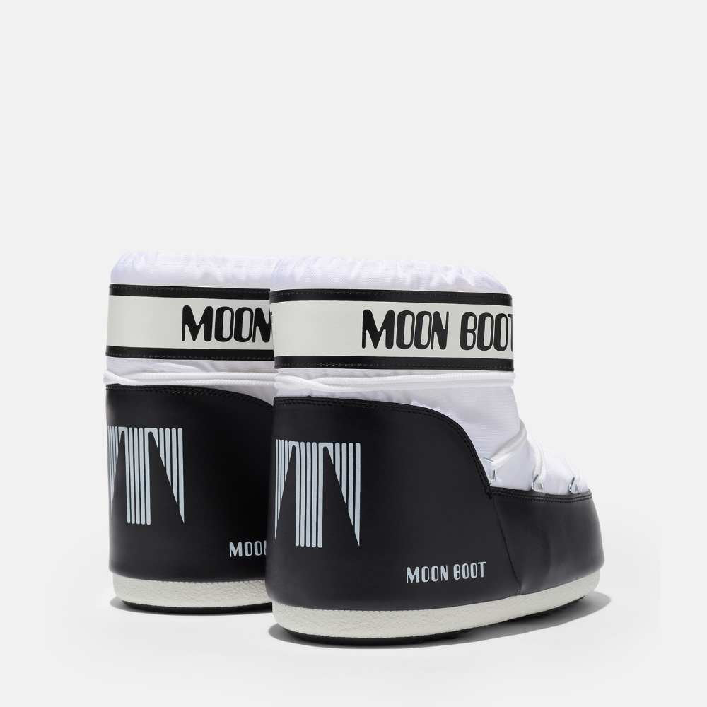 Moon boot zwart wit laag