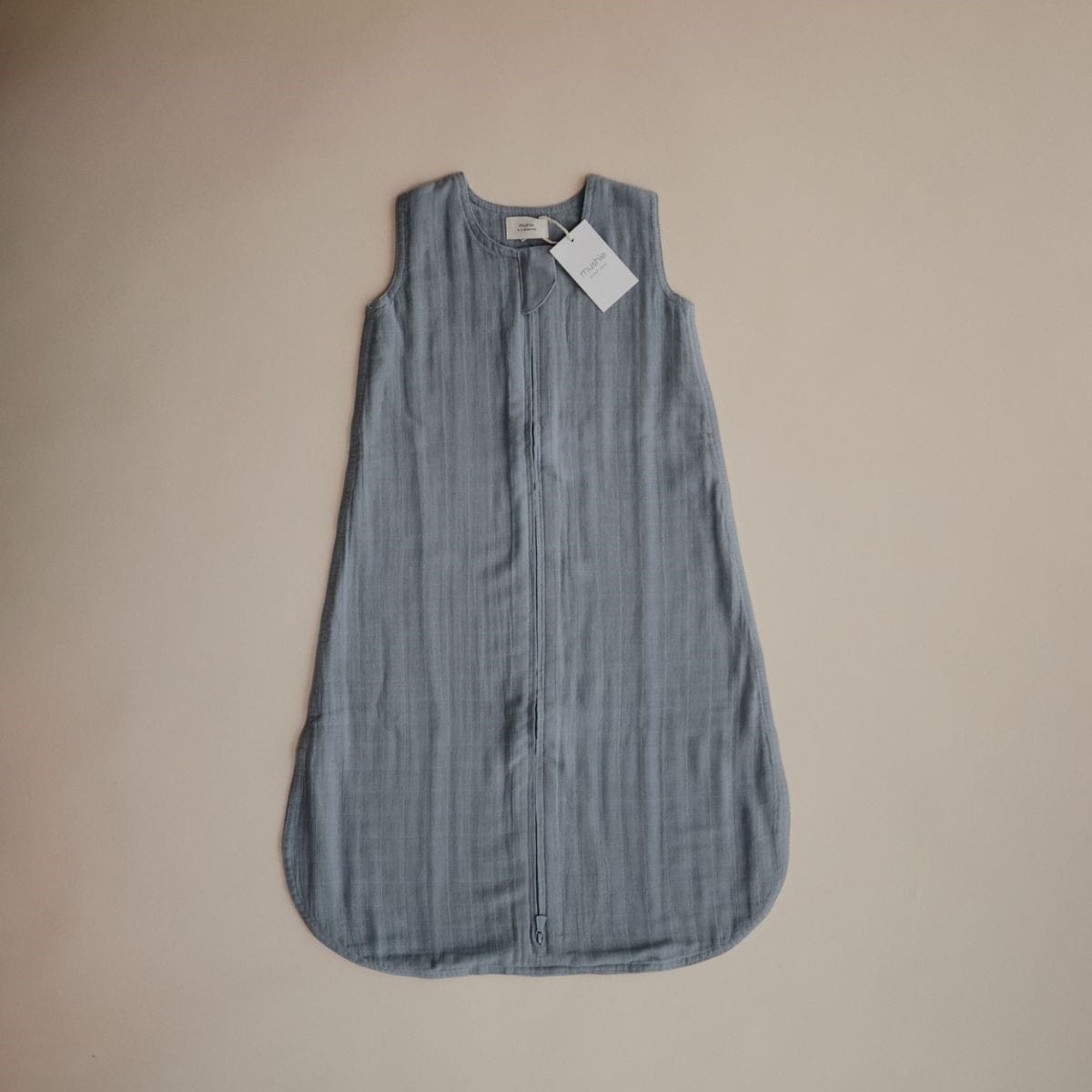 Muslin slaapzak tradewinds Mushie voorzijde.