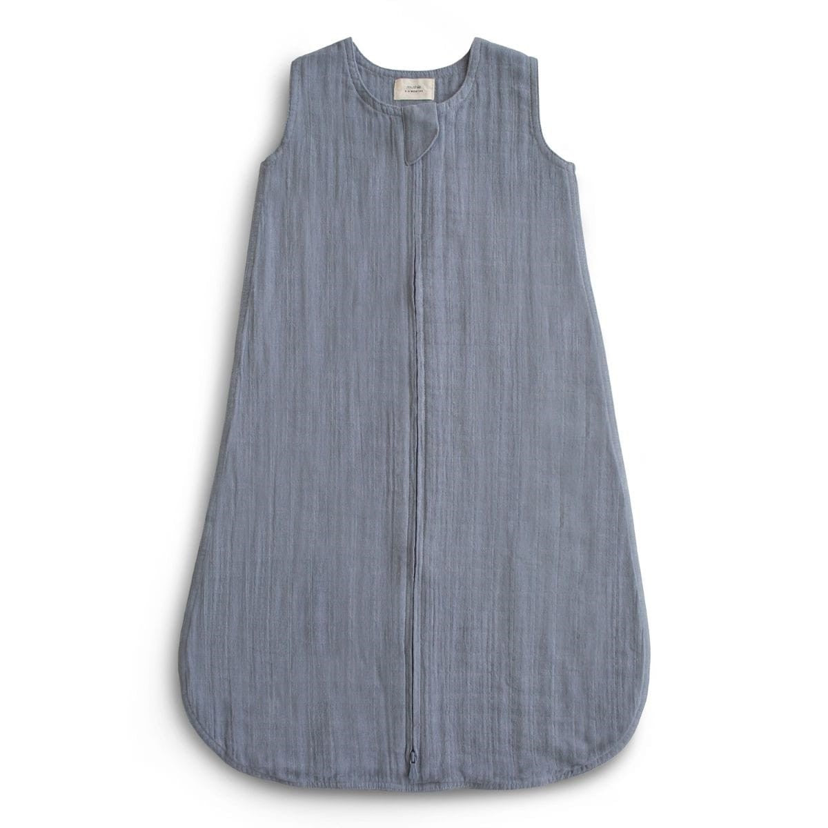 Muslin slaapzak tradewinds Mushie witte achtergrond.