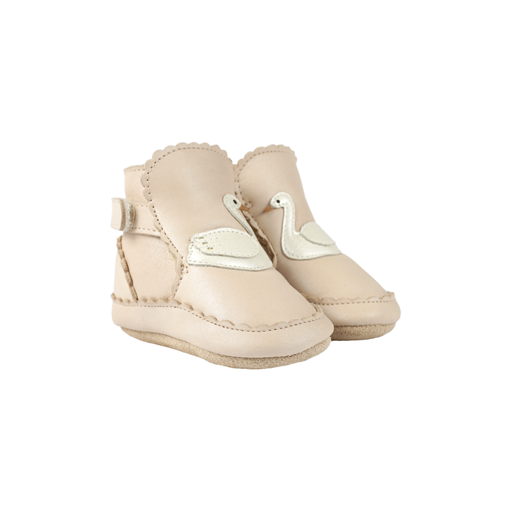 Niv booties swan powder nubuck