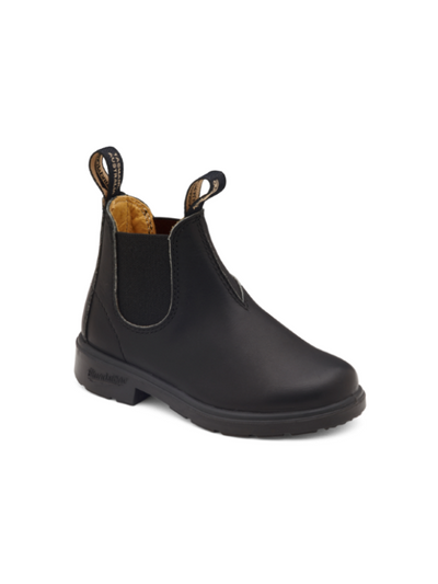Stoere klassieke Laarsjes (boots) voor kinderen in de kleur Zwart van het merk Blundstone.