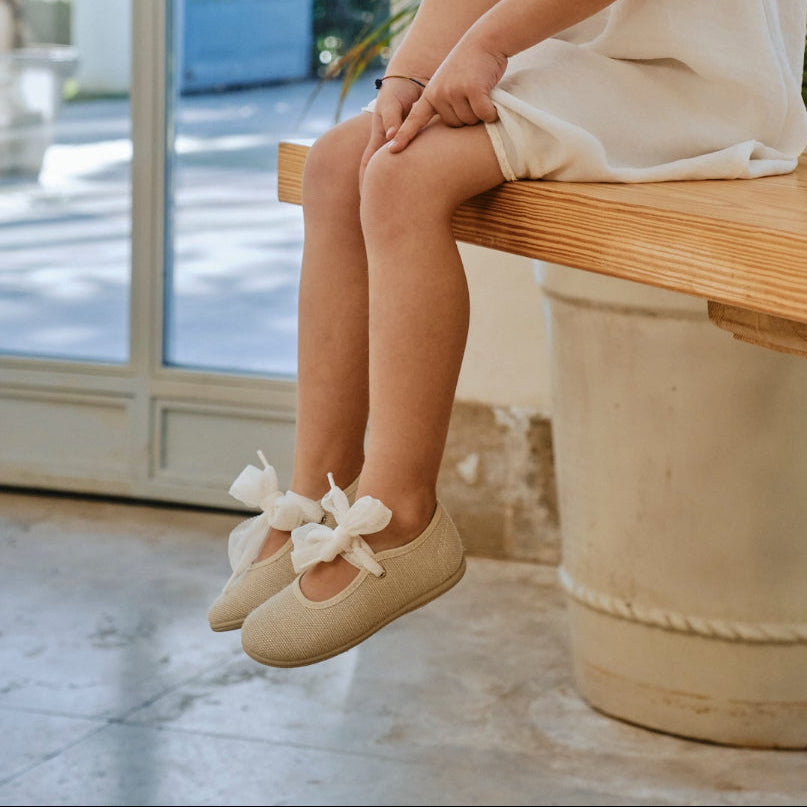 Ballerina linnen off-white