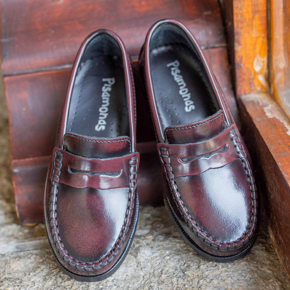 Moccassins burgundy