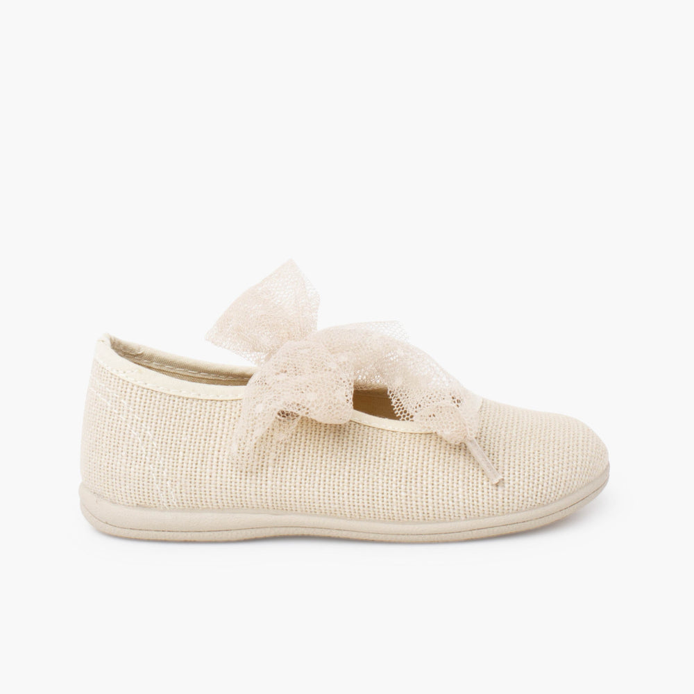 Ballerina linnen off-white