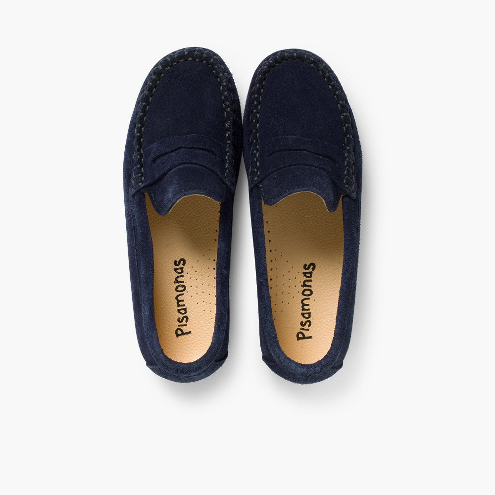 Loafers navy blue