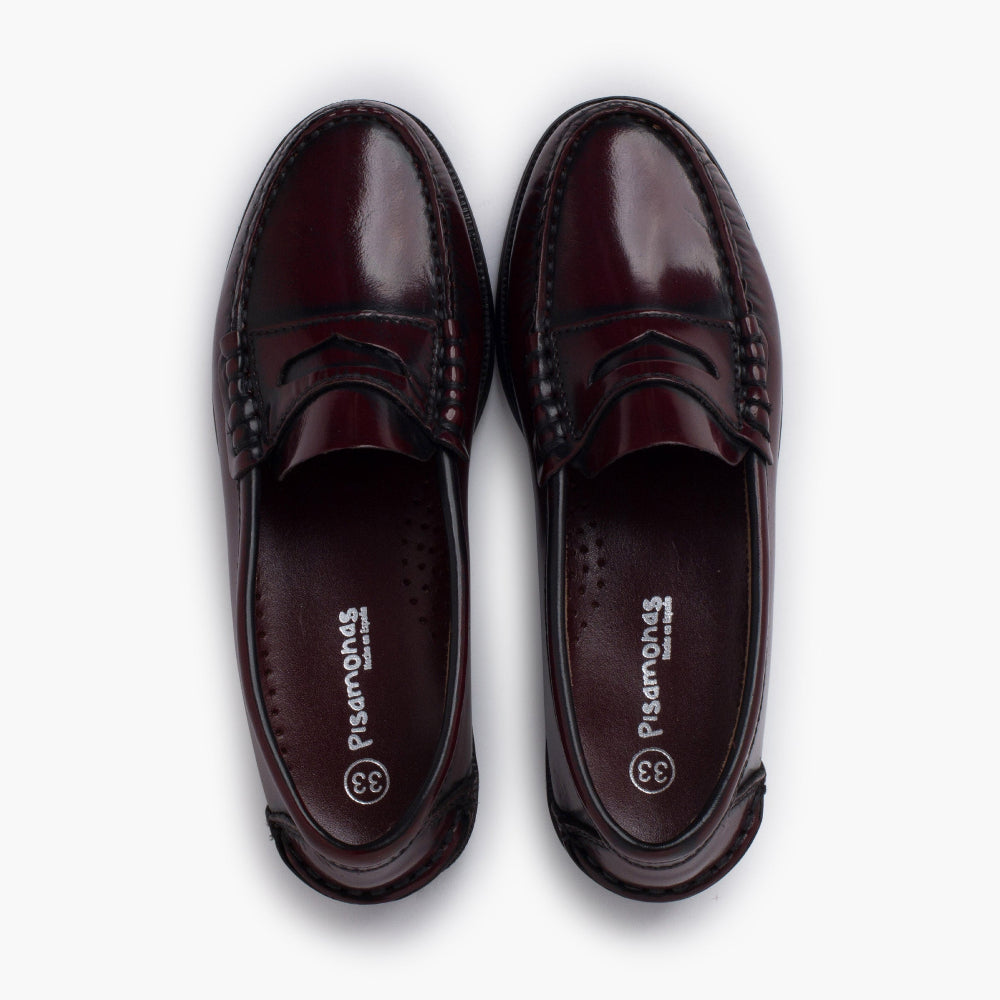 Moccassins burgundy