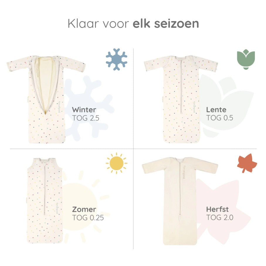 Meegroeislaapzak 6M-2.5Y hearts confetti