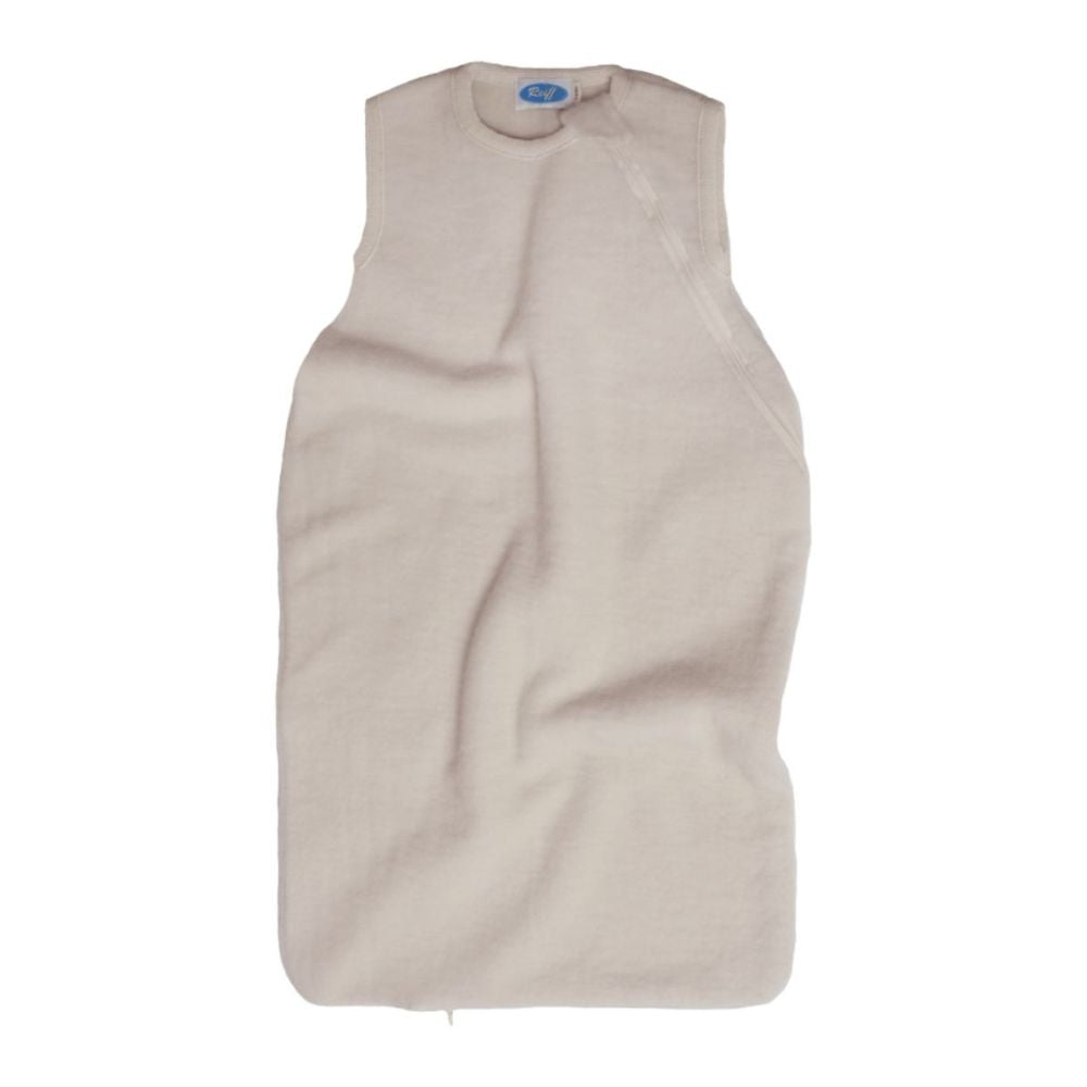 Slaapzak wolfleece naturel mouwloos