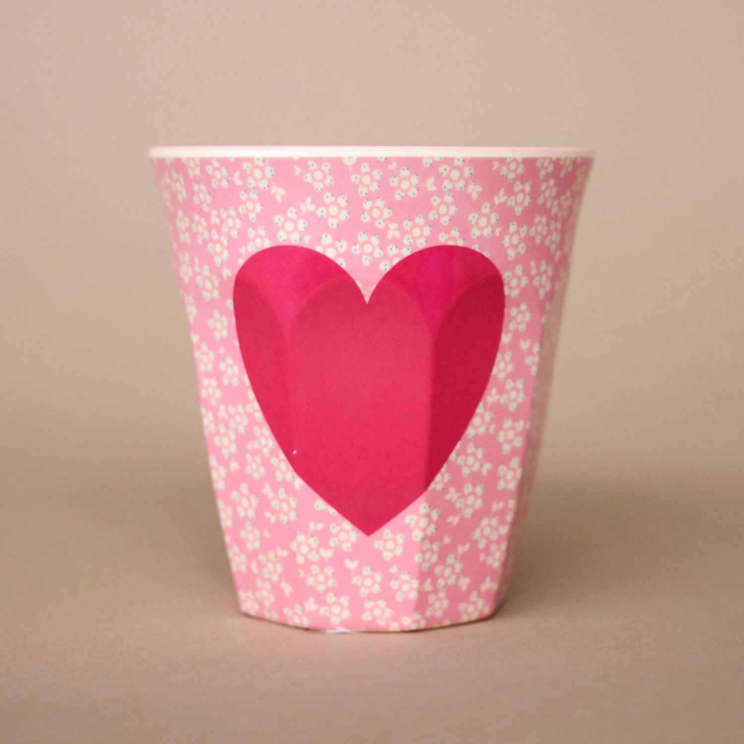 Rice Beker roze hart