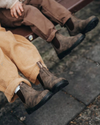 Stoere klassieke Laarsjes (boots) voor kinderen in de kleur Rustic Brown (bruin) van het merk Blundstone.
