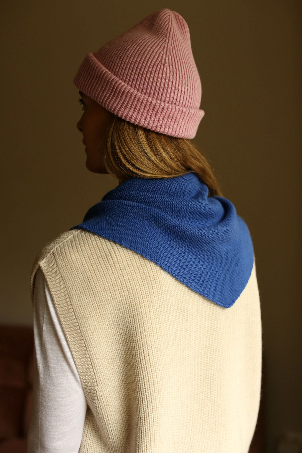 Sjaal josephina cobalt blauw kids & dames