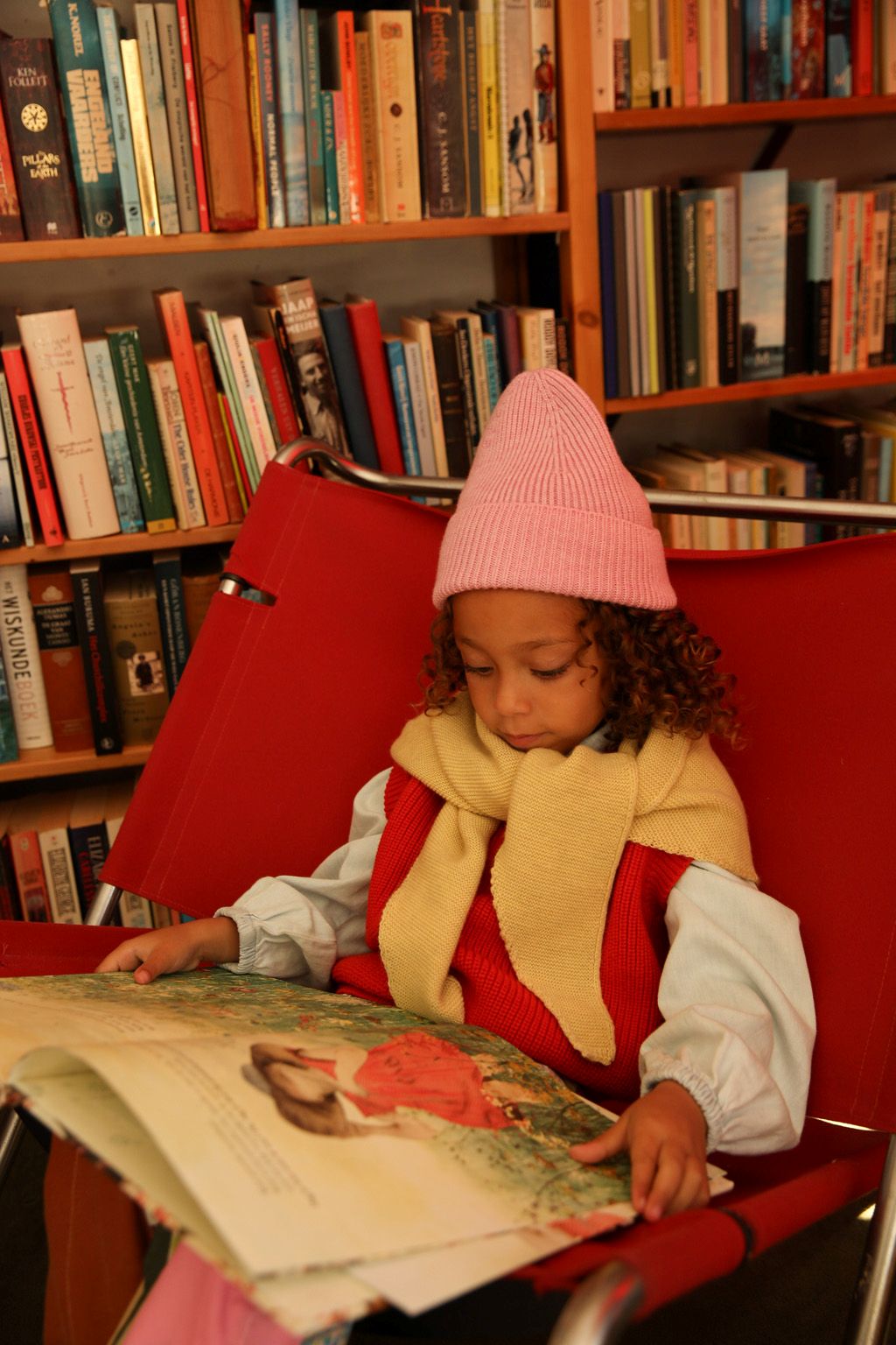 Sjaal josephina licht geel kids & dames