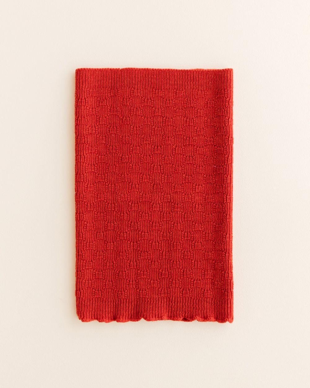 Sjaal red opgevouwen