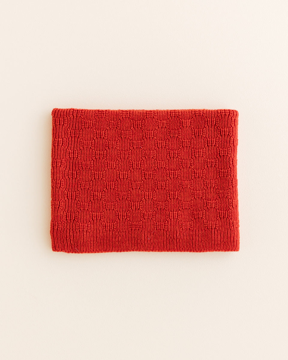 Sjaal red opgevouwen